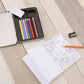 Kikkerland Mini Doodle Kit - 28 Piece Set, Multi-Colored, Paper, Model ST79