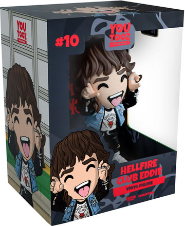 Youtooz Hellfire Club Eddie 4.7 inch Vinyl Figure, Hellfire Club Eddie from Netflix Stranger Things Series by Youtooz Stranger T