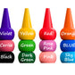 Gibot 12 Colors Toddler Crayons - Safe Palm Grip, Stackable, 12 Count, Paraffin, Model QC002