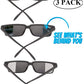 Zugar Land Top Secret Spy Glasses For Kids - Rear View Sunglasses. View Behind You! Detective Gadget. Perfect Party Favors. (3 Pack)
