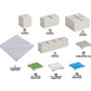 Monster Adventure Terrain - 173Pc Painted Core Building Set W Baseplate - Fully Modular And Stackable 3-D Tabletop World Builder, Compatible With Dnd Dungeons Dragons, Pathfinder, Rpg