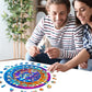Mys Aurora 500 Piece Puzzles for mature-themeds Mandala Unique Shape enhanced Jigsaw Wooden Brain Teaser Puzzles  Beautiful Package  Best Gift for mature-themeds Family Games