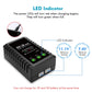 LiPo Battery Charger 2S-3S RC Balance Charger Compact Charger for 7.4-11.1V LiPo Batteries (Black)