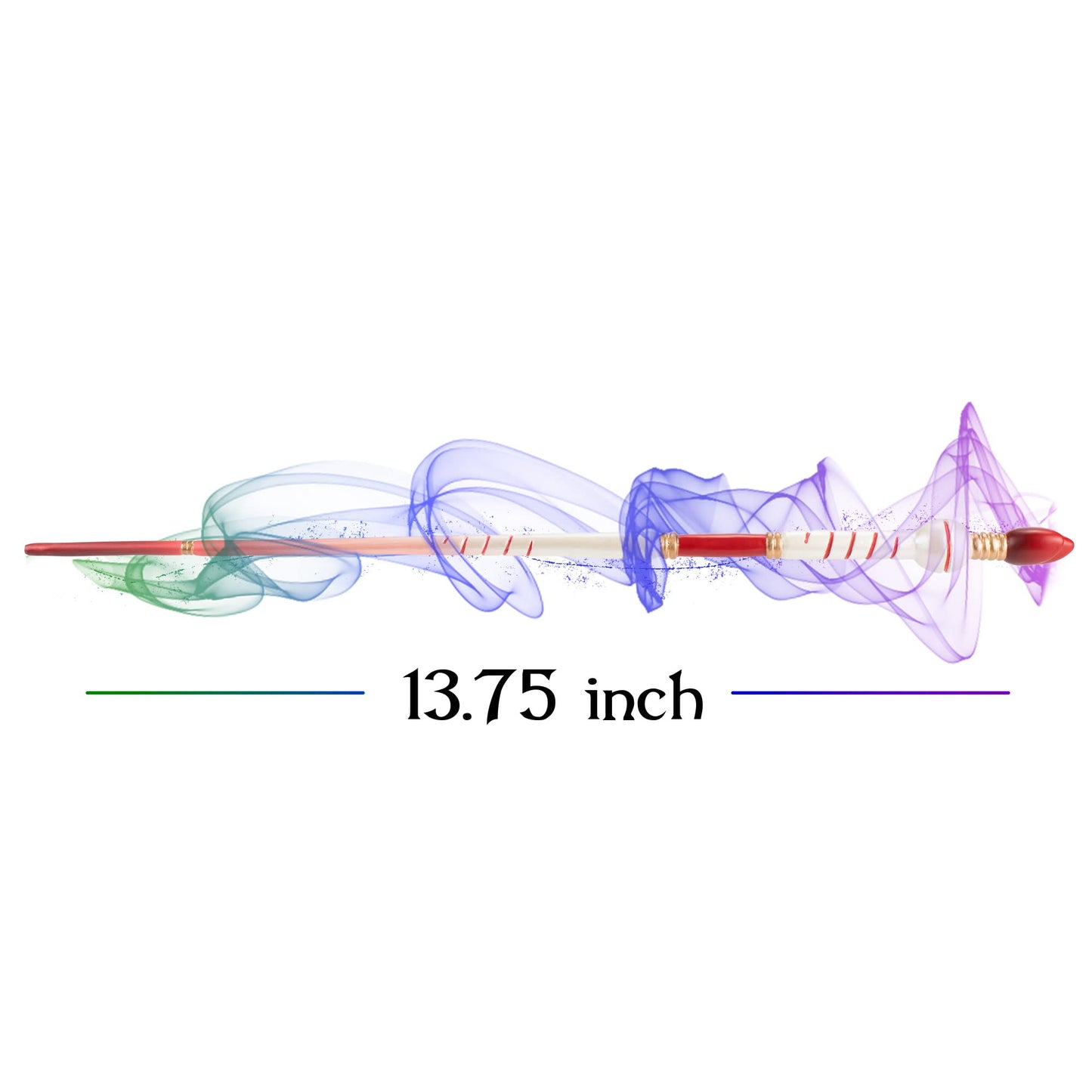 Cottage Garden Aristocrat Fire 13.75 Inch Resin Collectible Witch Wizard Cosplay Magic Wand