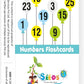 Playwayshop | Number Flash Cards For Kids | Action Learning Cards | 30 Laminated & Reusable Cards | Childhood Education | 16 Ye