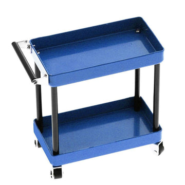 VGEBY Tools Trolley Kit, 2 Tier Tools Storage Trolley Mobile Workshop Garage Repair RC Accessories for 1/8 1/10 1/12 1/16 Scale 