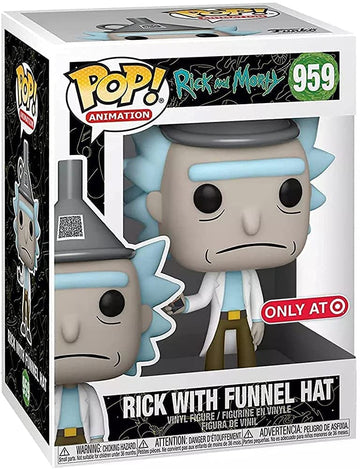 Funko POP! Animation: Rick & Morty - Rick with Funnel Hat (Target limited availability)