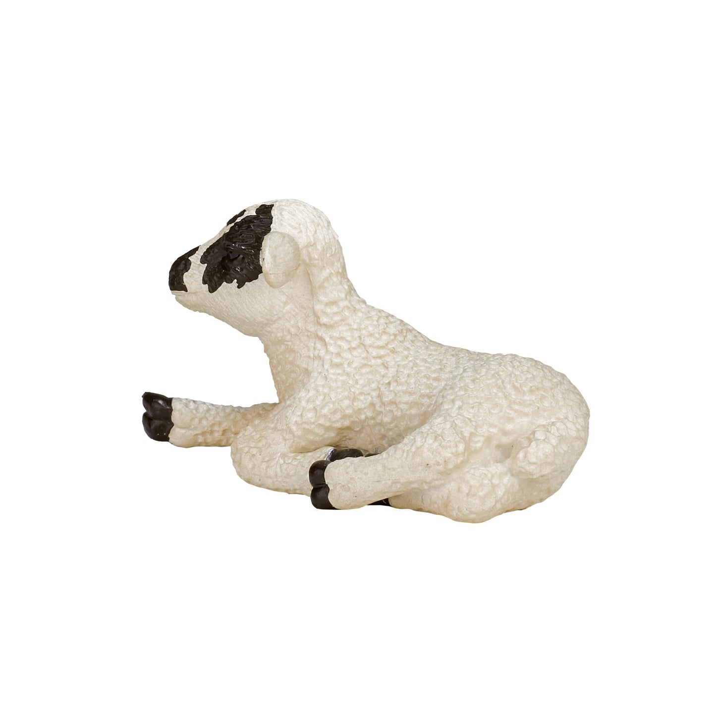 Mojo Lamb Resting Realistic Farm Animal Hand Painted Toy Figurine