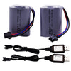 Blomiky SM-3P Plug 7.4V 900mAh Li-ion Rechargeable Battery and Charger Cable for G03082R Amphibous RC Cars C82 Battery