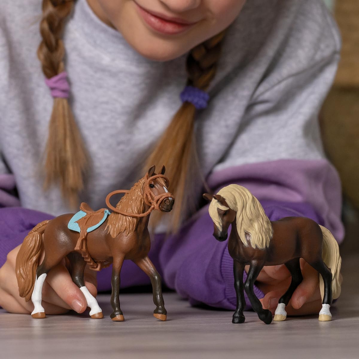 Schleich Horse Club 2023 Authentic Majestic Peruvian Pasos Mare Horse Figurine - Realistic Detailed Riding Mare Toy For Boys And Girls Imagination And Play, Highly Durable Gift For Kids Ages 5+
