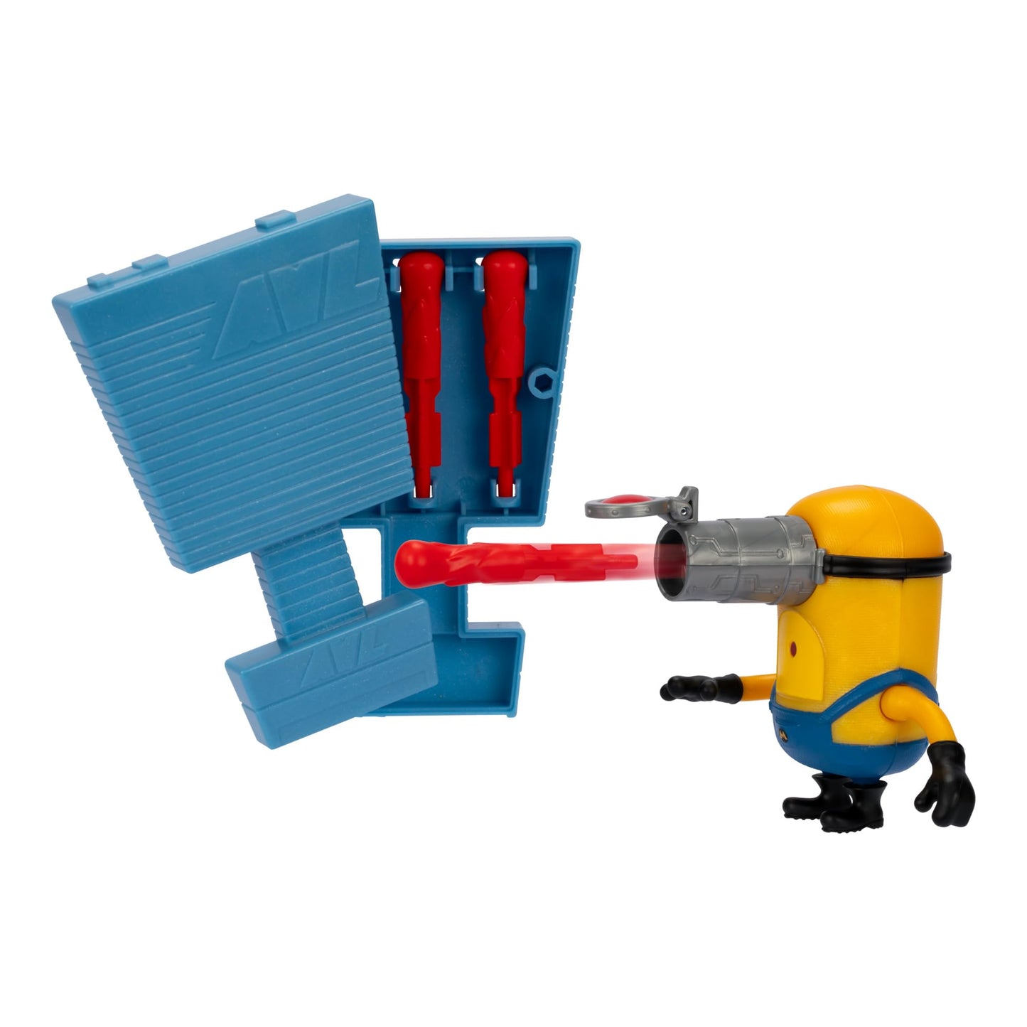 Minions Despicable Me 4 Launch & Blast Mega Mel Action Figure | Push Down On Mel'S Head To Fire His Blaster | Collect All 5 | All With A Different Play Feature And Accessories