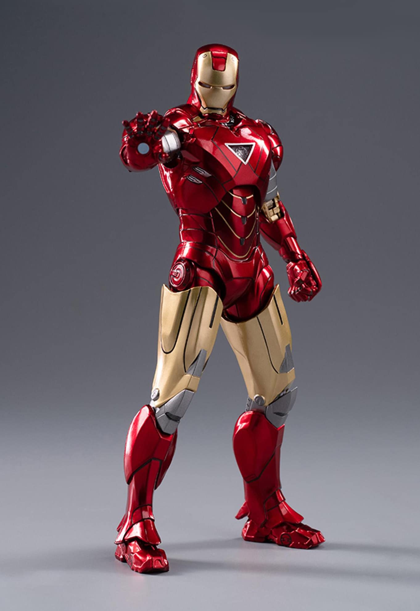 OVONNI Ironman MK6 Action Figure, 7 Inch Collectible, ABS Material, Exquisite Painting, Includes Accessories