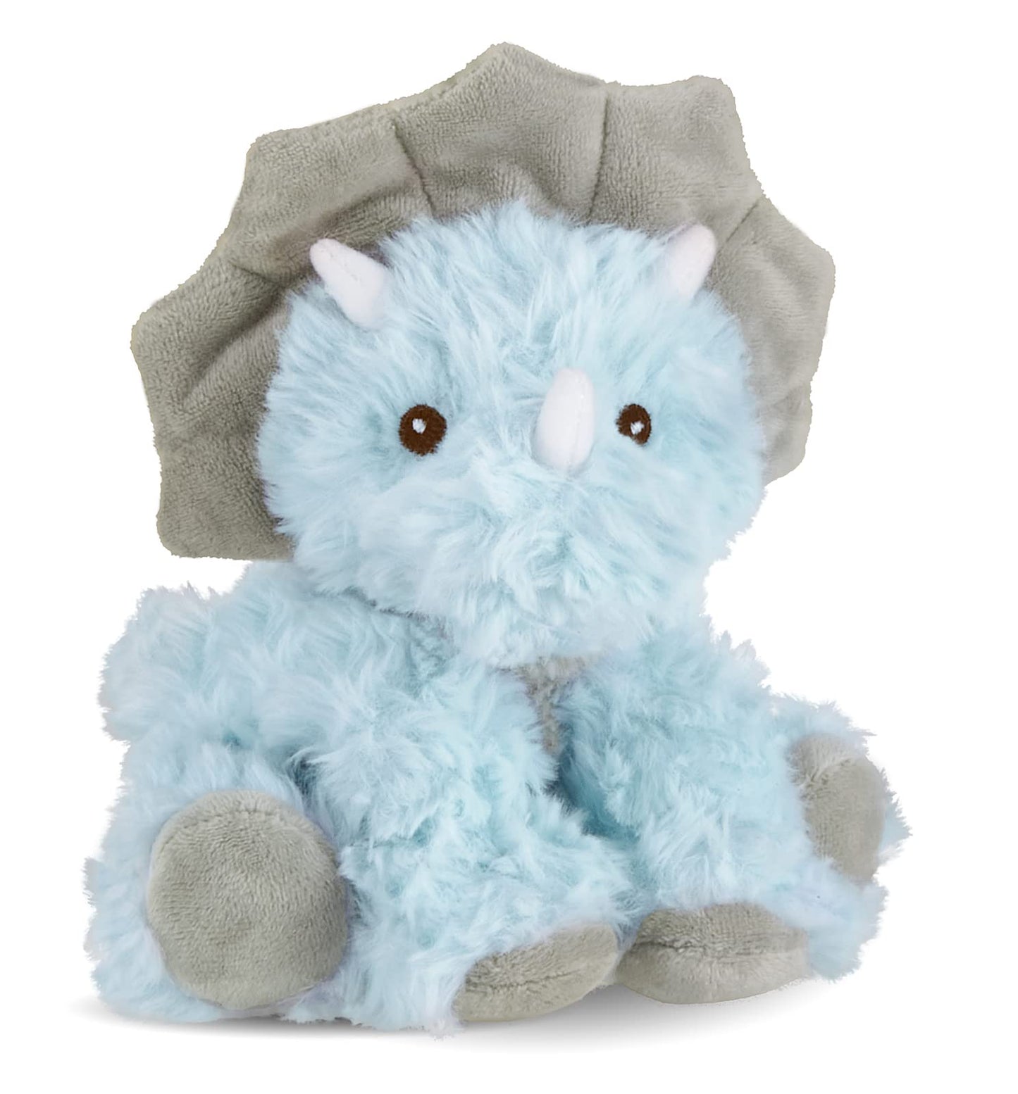 Bearington Lil' Tracer Plush Stuffed Animal Dinosaur With Rattle, 5 Inch