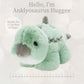 World's Softest Plush Small Green Baby Ankylosaurus Stuffed Animal - Soft, Huggable Dinosaur Toy for Kids, Model WS01599-0008