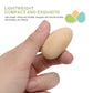 Kisangel 20pcs Unfinished Wood Eggs Smooth Flat Bottom Wooden Easter Craft Eggs for Easter Display Smooth Ready to Paint and Dec