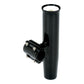 Lees Clamp-On Rod Holder - Black Aluminum - Horizontal Mount - Fits 1.900 O.D. Pipe