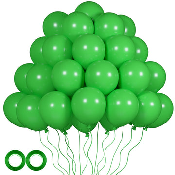 Voircoloria 105Pcs Green Balloons 12Inch Party Latex Balloons For Birthday Dinosaur Baby Shower St. Patrick'S Day Summer Jungle