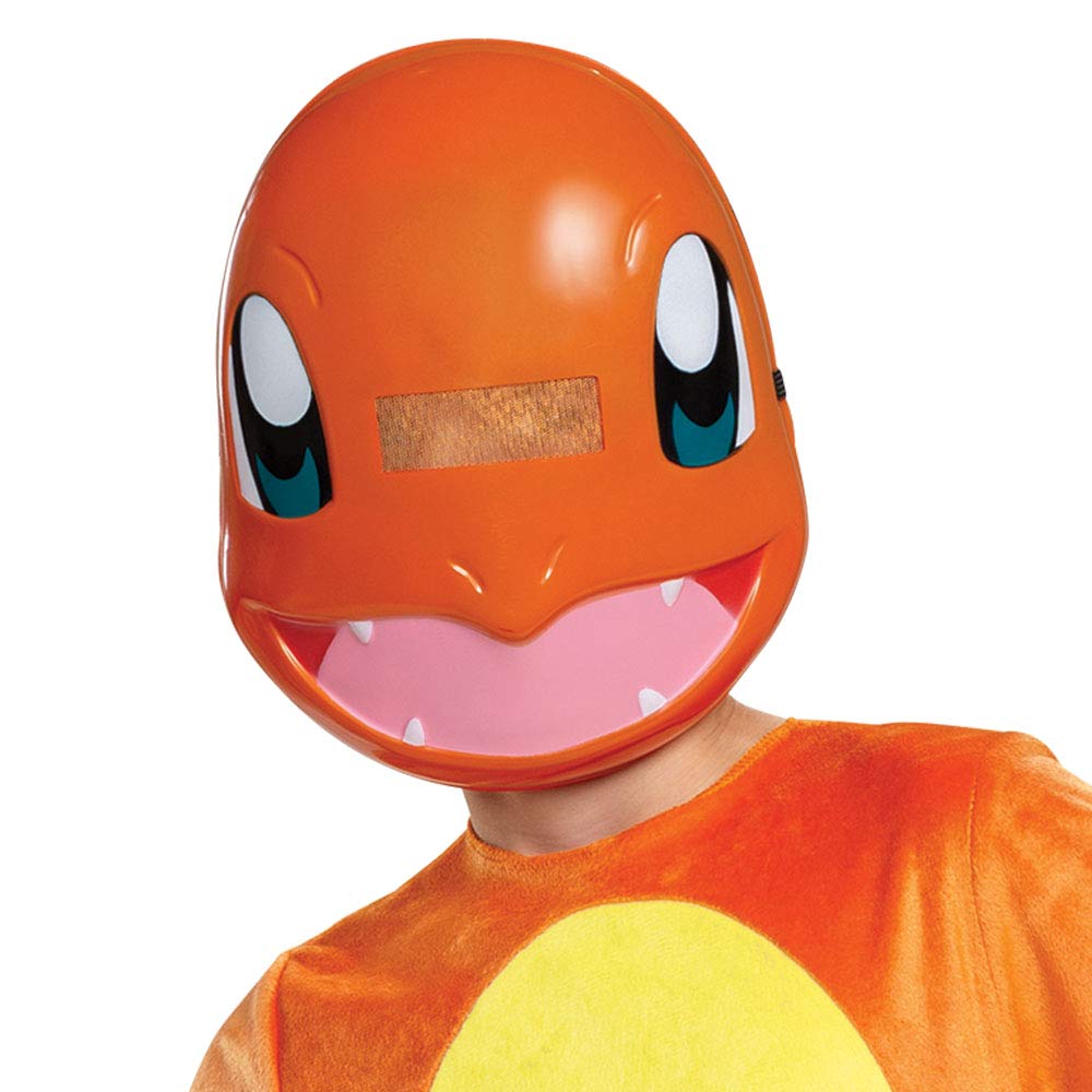Pokemon Charmander Kids Costume, Children'S Classic Character Outfit, Child Size Large (10-12) Orange