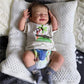 Fa Rich Reborn 18 Inch Cute Boy Realistic Baby Doll Silicone Full Body Birthday Set For Child Birthday Gifts