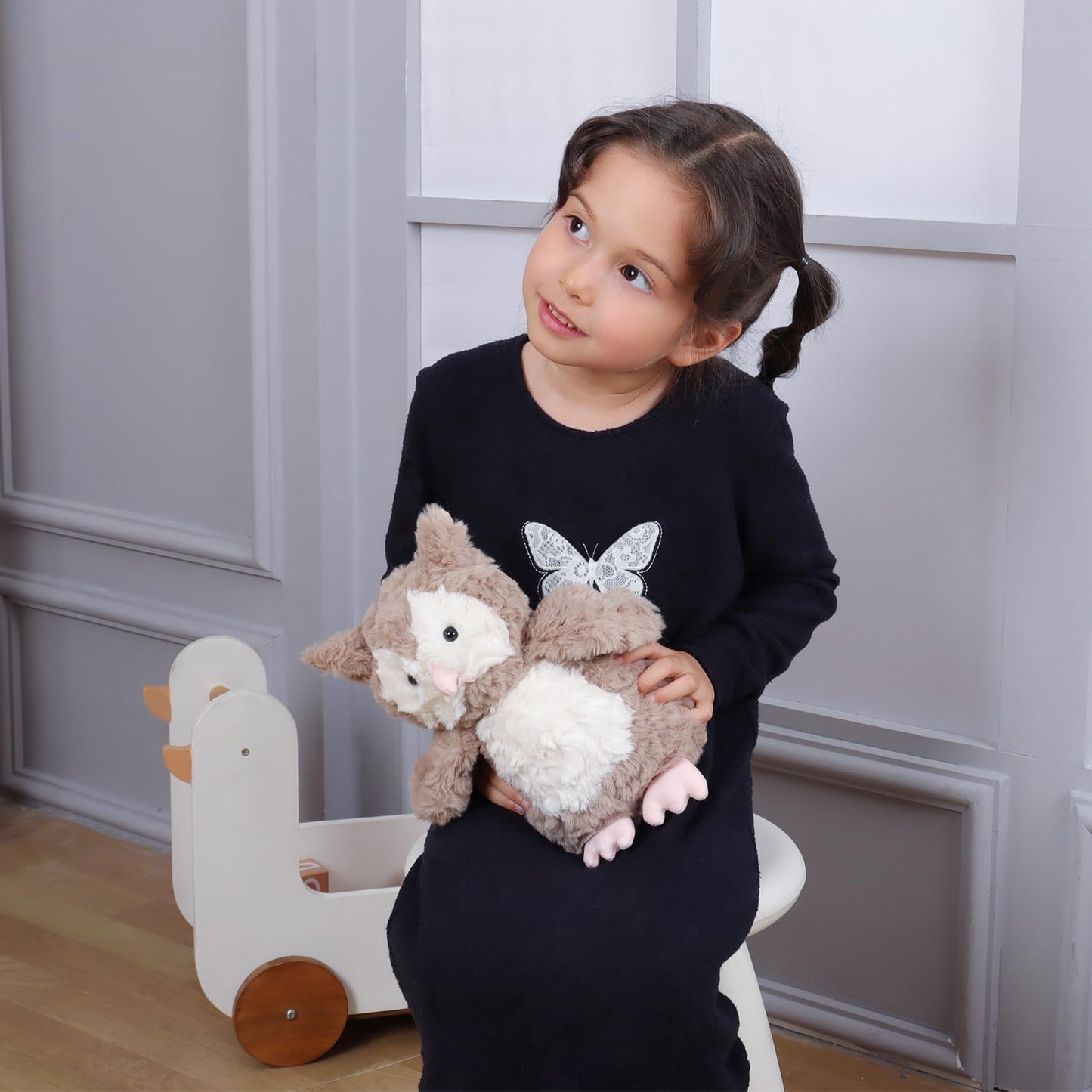 Apricot Lamb Toys Plush Brown Owl Stuffed Animal Soft Cuddly Perfect For Child (Brown Owl,10 Inches)