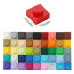 Feleph Basic 2300 Pieces Plate 1x1 Bricks 46 Colors Parts Building Play Blocks Set Toy Classic Accessories Compatible with 3024