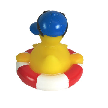 Ducky City 3' Pool Rubber Duck [Floats Upright] - Baby Safe Bathtub Bathing Toy