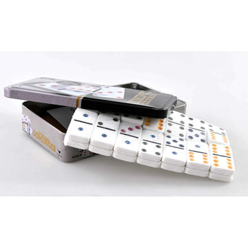 Cardinal Classic Games - Double Six Color Dot Dominoes