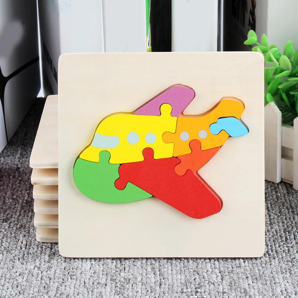 Atorse Animal Puzzle Jigsaw Building Blocks Shape Puzzle Animal Game Toy Gifts Plane|Baby | Toys For Baby | Developmental Baby T