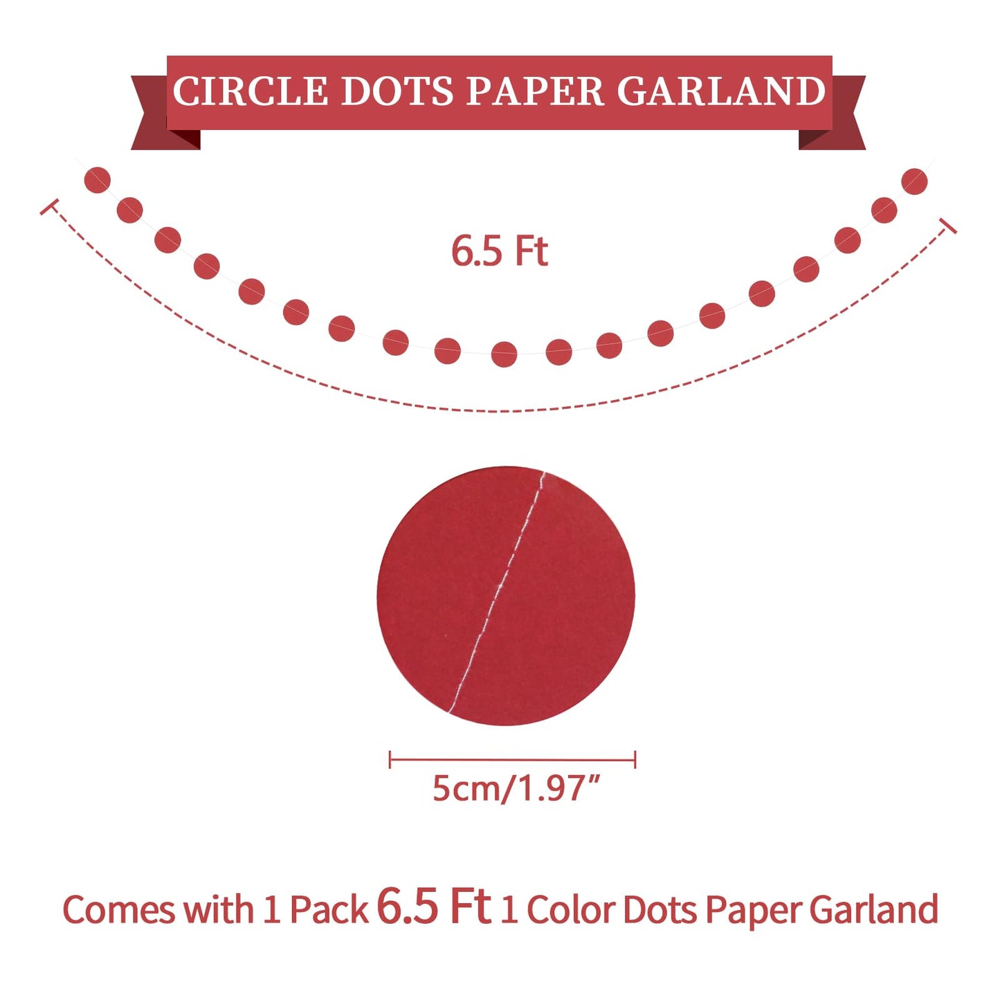 LITAUS, Birthday Decorations, NO DIY - Pack of 16 | Red Happy Birthday Banner, Honeycomb Balls, Swirls, Garland | Happy Birthday