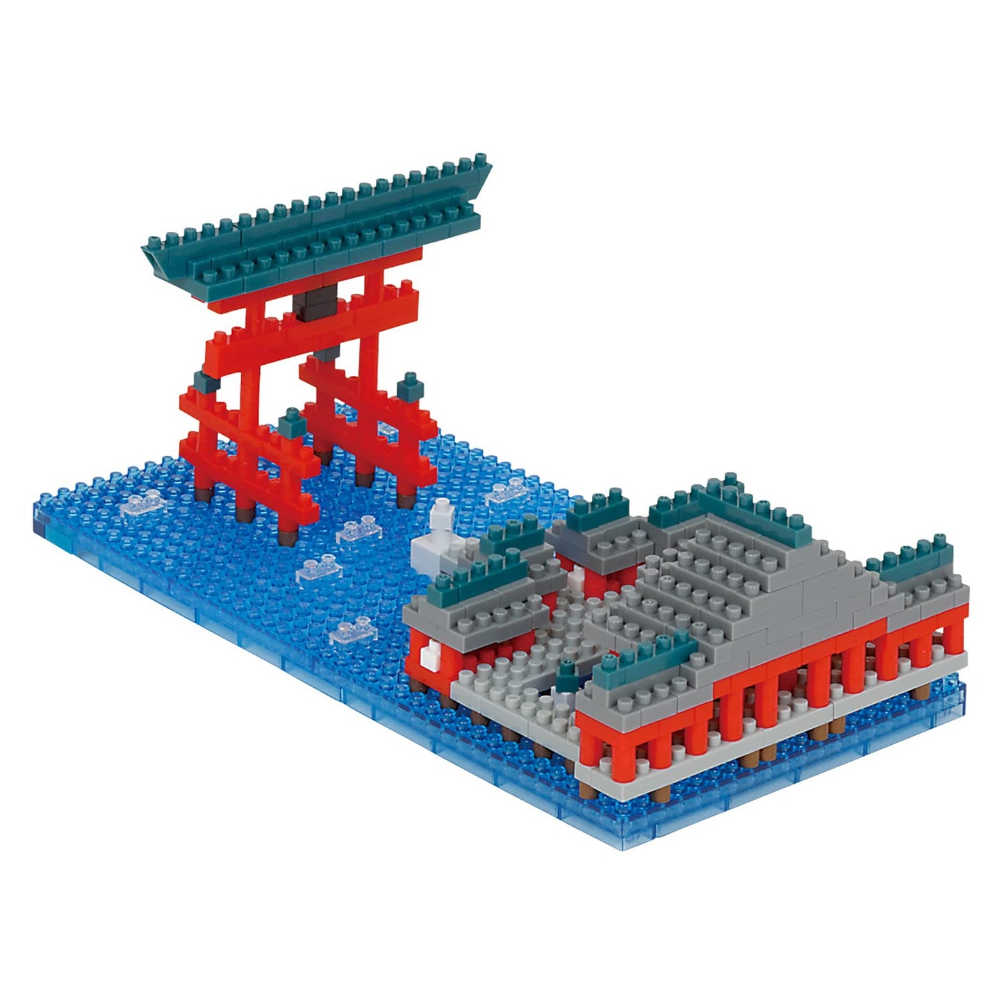Nanoblock - World Famous Buildings - Itsukushima Shrine, Sights To See Series Building Kit