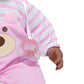 JC Toys Lots to Cuddle Babies African American 20-Inch Purple Soft Body Baby Doll and Accessories Designed by Berenguer