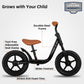 JOYSTAR 12 Inch Kids Balance Bike, Black, EVA Material, Model 2438930011, No Pedal Glider for 3-5 Year Olds, Perfect Birthday Gift