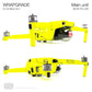 Wrapgrade Main Unit Skin Compatible With Dji Mavic Air 2 (Neon Yellow)