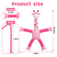Xonteus 4 Pcs Telescopic Suction Cup Giraffe Toy, Sensory Tube Toddler Travel Toys, Connectable And Extendable Stress Relief Adhd Autism Fidget For Kids, Easter Basket Stuffers For Gifts