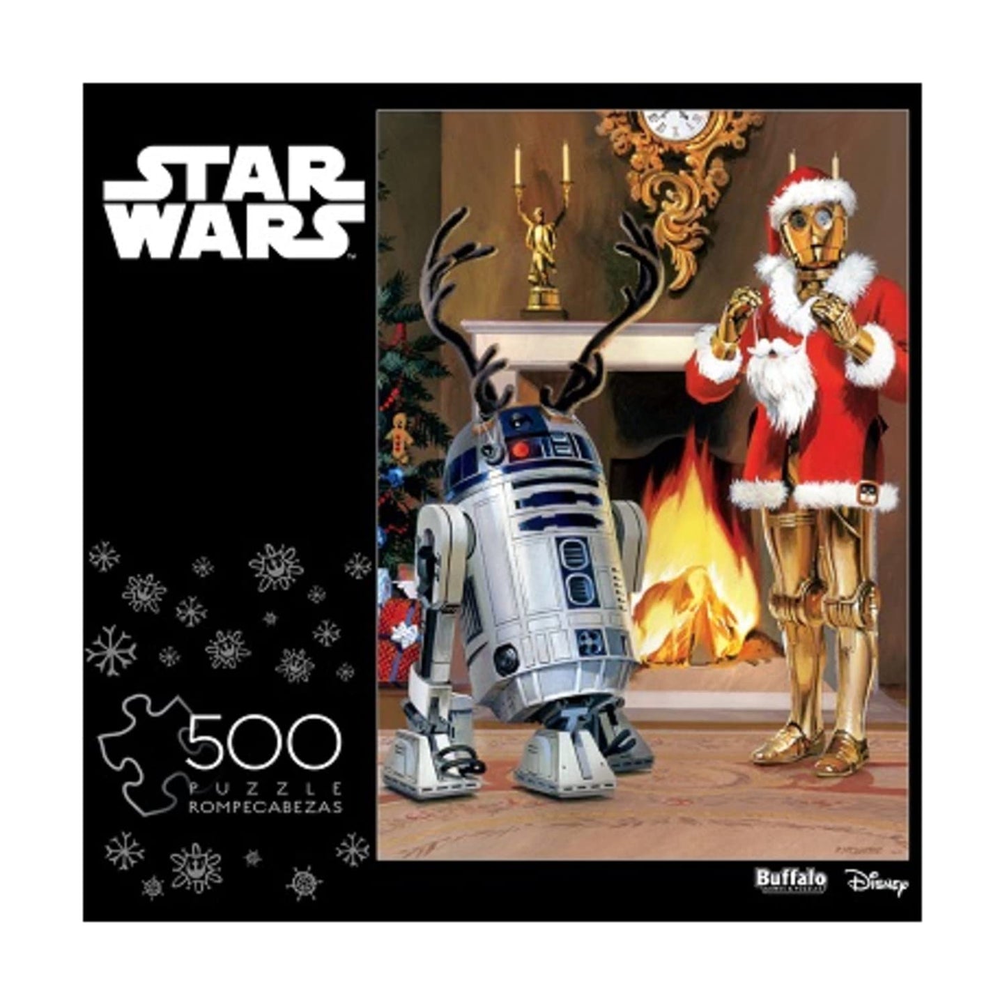 Buffalo Games - Star Wars - “All I Want For Christmas Is R2” - 500 Piece Jigsaw Puzzle For Adults -Challenging Puzzle Perfect For Game Nights - Finished Size Is 21.25 X 15.00