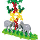 Popular Playthings Linkazoo Toy Play Set, Linking Animal Figures, 83 Pieces