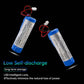 Qimoo Voice Amplifier Replacement Battery B0143KH9KG 3.7V 2600mAh Rechargeable Lithium-ion Battery with PH 2mm Connector