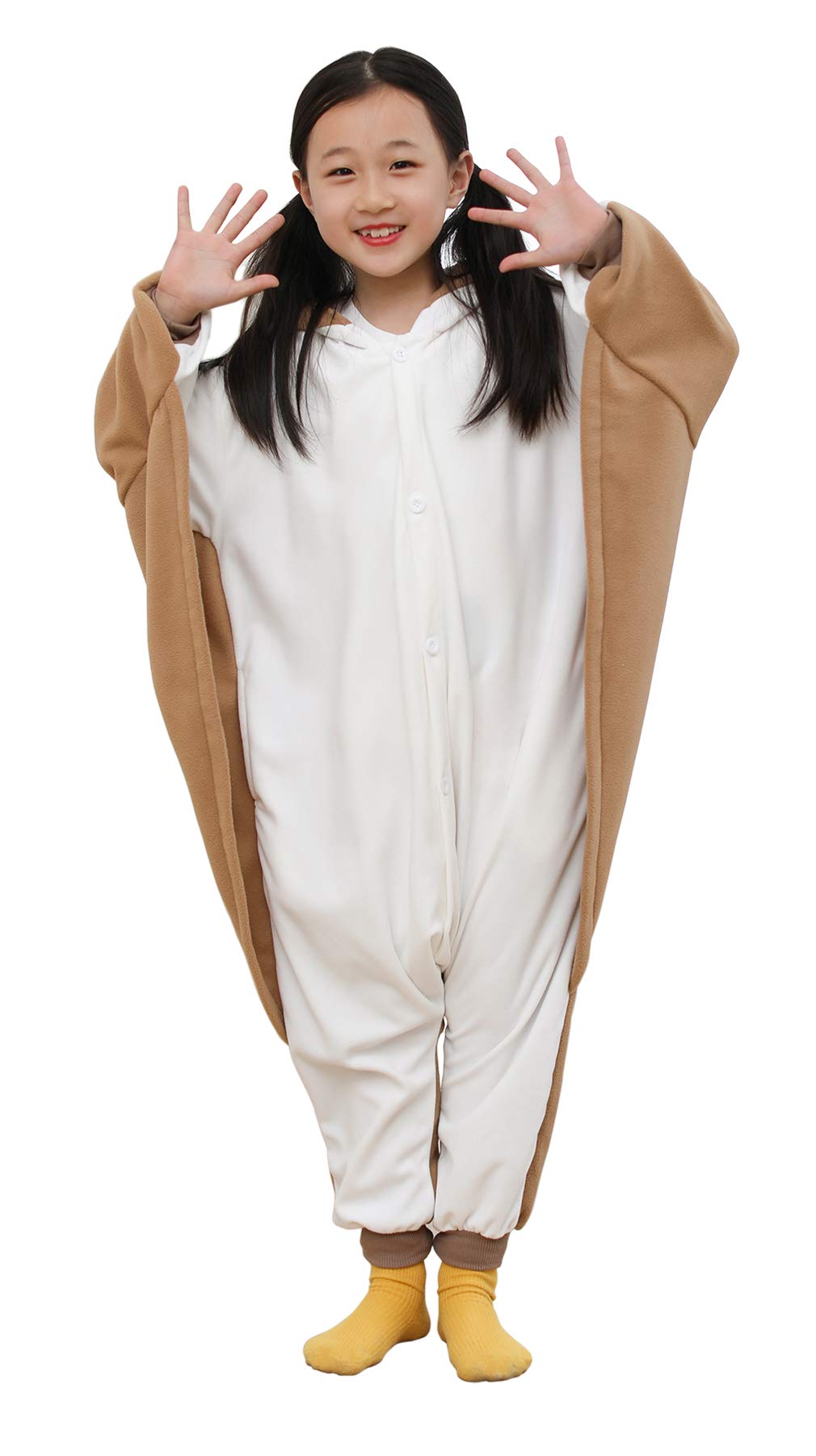 Kianmacar Kids Animal Onesie Pajamas Halloween Costume Cosplay Sleepwear(Age:Over 8 Years Old)