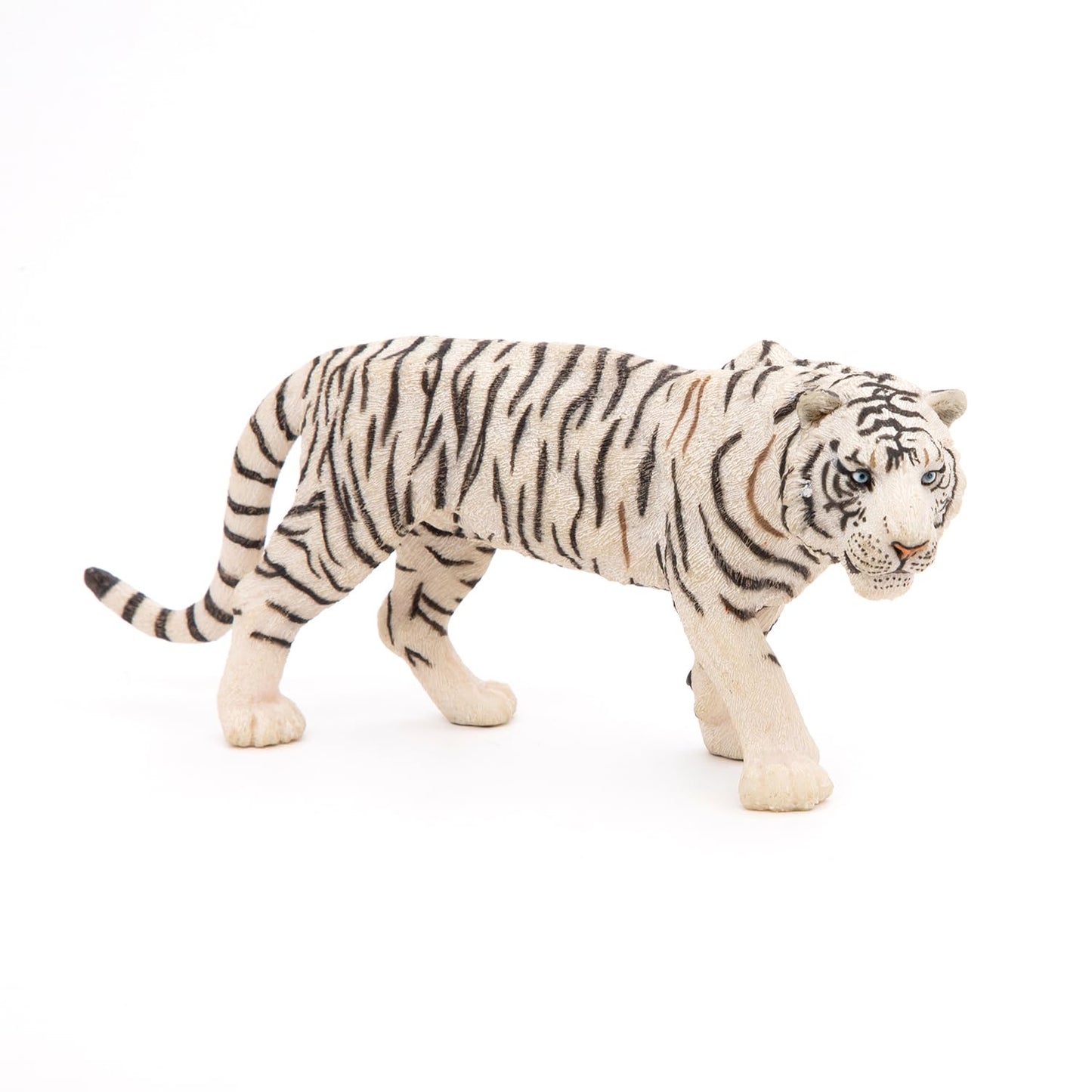 Papo -Hand-Painted - Figurine -Wild Animal Kingdom - White Tiger -50045 -Collectible - For Children - Suitable For Boys And Girls- From 3 Years Old