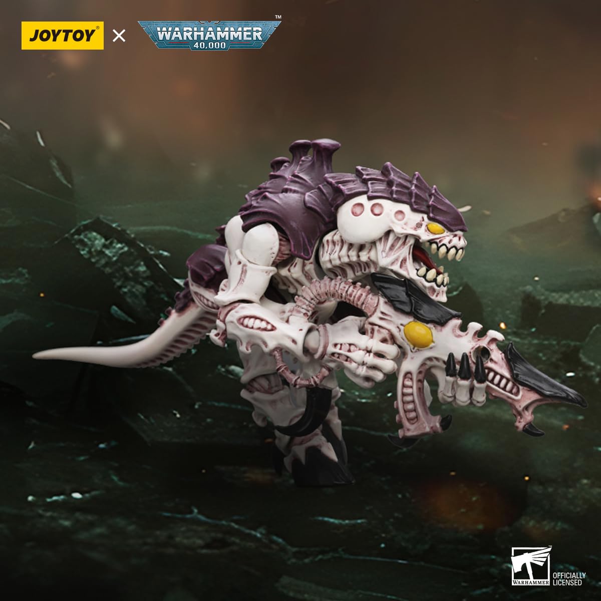 malt-inspiredISE JOYTOY 1/18 Action Figures - Warhammer 40 000 Tyranids Hive Fleet Leviathan Termagant with Fleshborer - 4 Classic Character Collectible Age 15 and Above