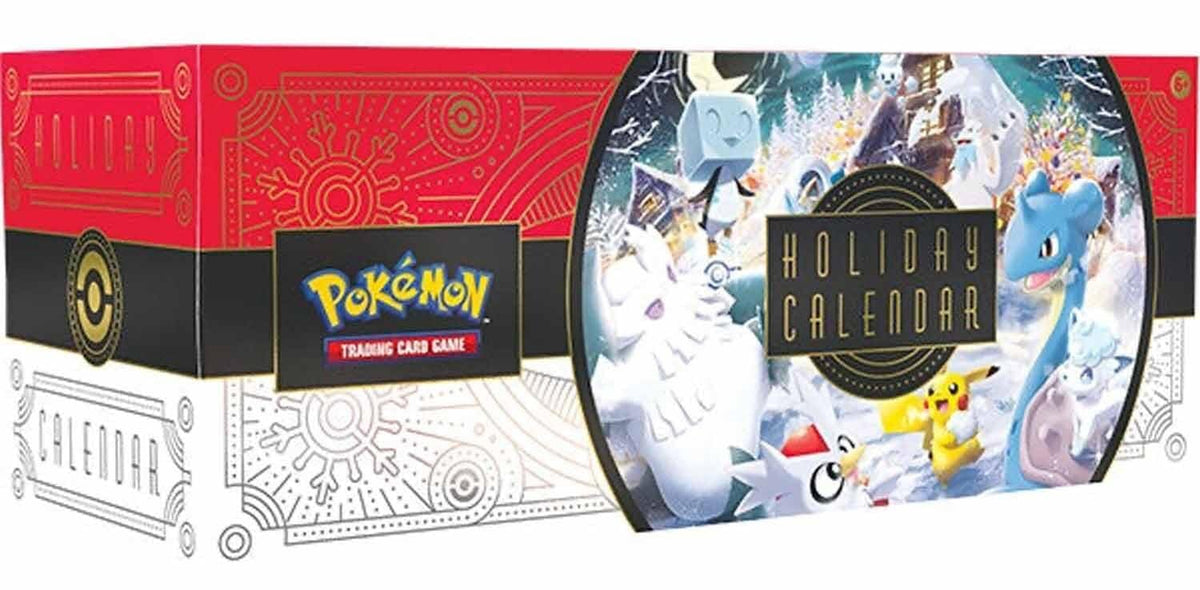 Pokmon TCG: Holiday Calendar (8 Foil Promo Cards, 6 Booster Packs & more), for ages 6+