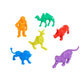 Excellerations Jungle Animal Counters Set of 120, STEM Math Toy, 1.5-2 inches, Plastic, Multicolor, Model JUNGCNT