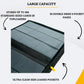 Card Guardian - Toploader 9 Pocket Premium Binder With Zipper For 360 Cards - Side Loaded Pockets - Compatible With Sports And T