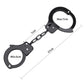 Hualixuan Metal Play Handcuffs, Hand Cuffs Police, Toy Handcuffs For Kids (Black)