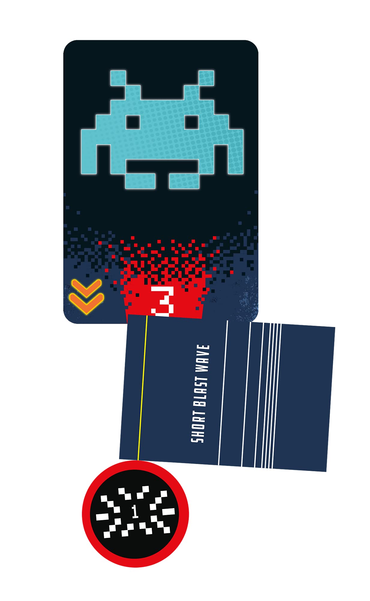 Buffalo Games - Space Invaders Game - Dexterity Launch Game - Great For Game Night - Cooperative Gameplay - Based On Video Game