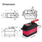Wishiot DS5160SSG 60kg Servo RC Digital Servo DC6-8.4V Metal Gear Large Torque High Speed IP67 Waterproof Servo 270 Degree with