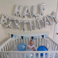 26Pcs Silver Letter Balloons Foil Alphabet A-Z Balloons Custom Personalized Phrase For Anniversary Wedding Party Decor Banner (1