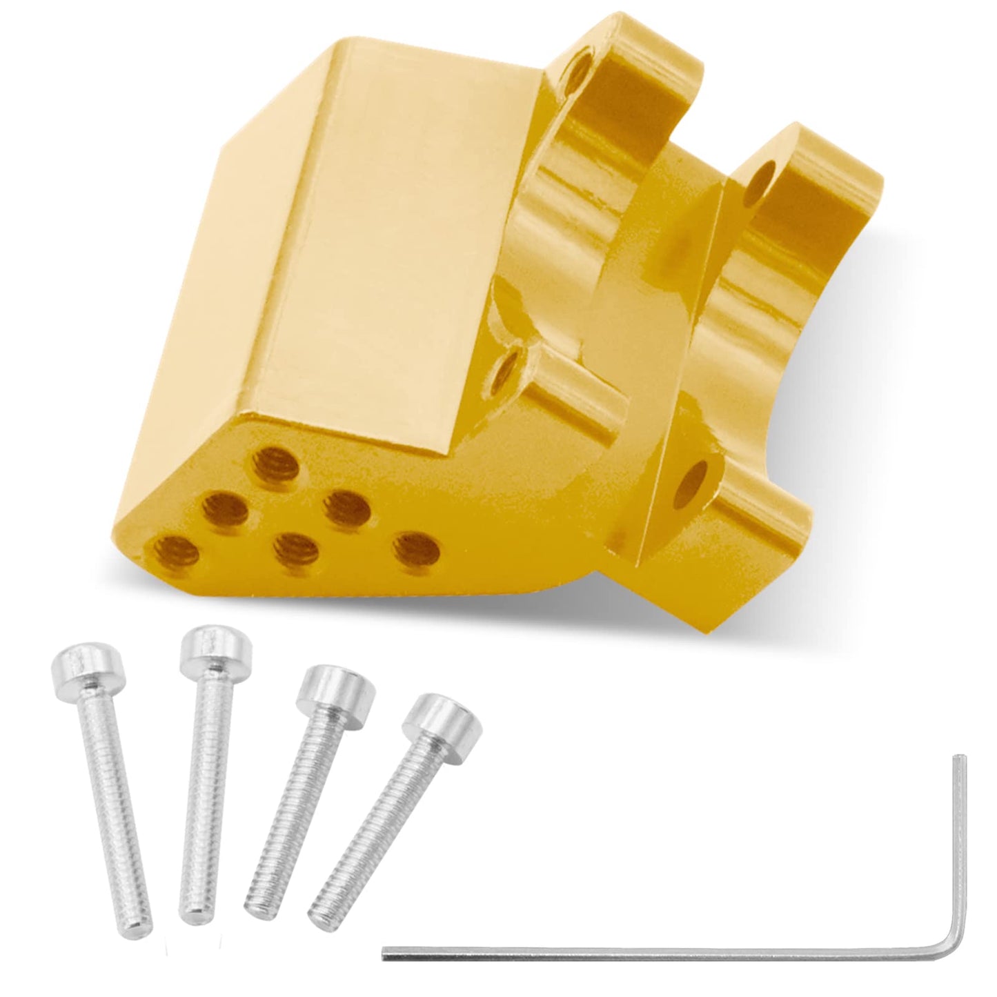 OGRC Adjustable Height Rear Axle Truss Upper Link Mount Brass Link Bracket for Axial SCX24 C10 JLU Gladiator Bronco Upgrade Part