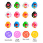 Kicko Assorted Rubber Ducks - 12 Ducklings, 2 Inch In Splat Pattern – Jeep Ducks For Kids, Baby Bath Toys, Sensory Play, Stress Relief, Novelty, Stocking Stuffers, Classroom Prizes, Supplies, Holidays