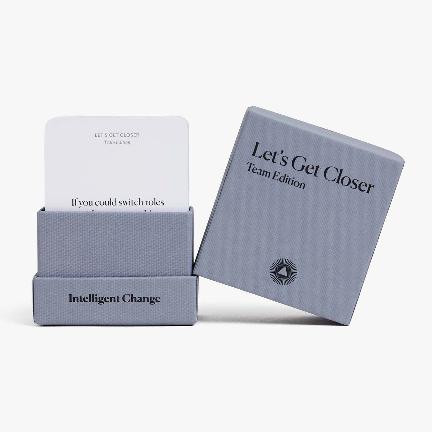 Intelligent Change Teams Get Closer Question Game, Conversation Cards For Team Culture And Bonding, Fun Talking Card Game For Colleagues, Icebreaker Activity 52 Question Cards